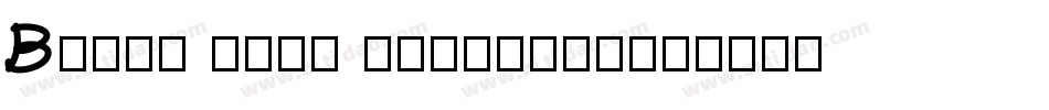 Belle Sans Expanded字体转换